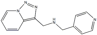 (pyridin-4-ylmethyl)({[1,2,4]triazolo[3,4-a]pyridin-3-ylmethyl})amine Struktur