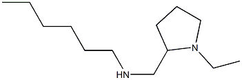 [(1-ethylpyrrolidin-2-yl)methyl](hexyl)amine Struktur