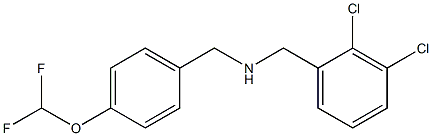 [(2,3-dichlorophenyl)methyl]({[4-(difluoromethoxy)phenyl]methyl})amine Struktur