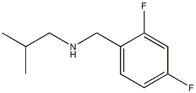 [(2,4-difluorophenyl)methyl](2-methylpropyl)amine Struktur