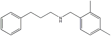 [(2,4-dimethylphenyl)methyl](3-phenylpropyl)amine Struktur