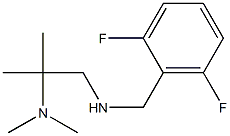 [(2,6-difluorophenyl)methyl][2-(dimethylamino)-2-methylpropyl]amine Struktur