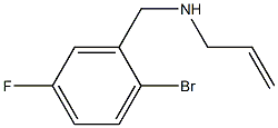 [(2-bromo-5-fluorophenyl)methyl](prop-2-en-1-yl)amine Struktur