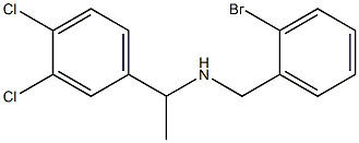 [(2-bromophenyl)methyl][1-(3,4-dichlorophenyl)ethyl]amine Struktur