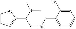 [(2-bromophenyl)methyl][2-(dimethylamino)-2-(thiophen-2-yl)ethyl]amine Struktur