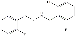 [(2-chloro-6-fluorophenyl)methyl][2-(2-fluorophenyl)ethyl]amine Struktur