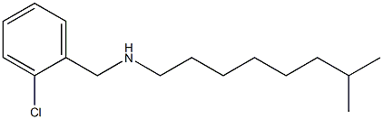 [(2-chlorophenyl)methyl](7-methyloctyl)amine Struktur