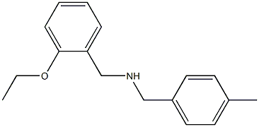 [(2-ethoxyphenyl)methyl][(4-methylphenyl)methyl]amine Struktur