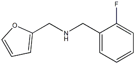 [(2-fluorophenyl)methyl](furan-2-ylmethyl)amine Struktur