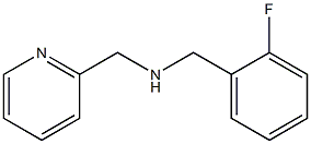 [(2-fluorophenyl)methyl](pyridin-2-ylmethyl)amine Struktur