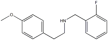 [(2-fluorophenyl)methyl][2-(4-methoxyphenyl)ethyl]amine Struktur