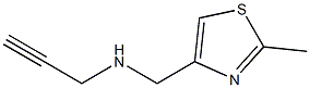 [(2-methyl-1,3-thiazol-4-yl)methyl](prop-2-yn-1-yl)amine Struktur