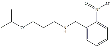 [(2-nitrophenyl)methyl][3-(propan-2-yloxy)propyl]amine Struktur