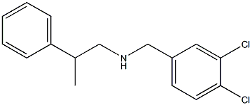 [(3,4-dichlorophenyl)methyl](2-phenylpropyl)amine Struktur