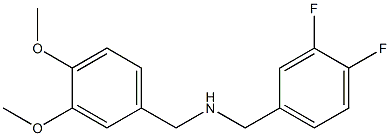 [(3,4-difluorophenyl)methyl][(3,4-dimethoxyphenyl)methyl]amine Struktur