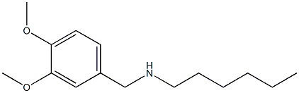 [(3,4-dimethoxyphenyl)methyl](hexyl)amine Struktur