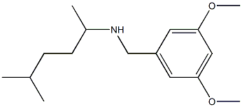 [(3,5-dimethoxyphenyl)methyl](5-methylhexan-2-yl)amine Struktur