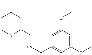 [(3,5-dimethoxyphenyl)methyl][2-(dimethylamino)-4-methylpentyl]amine Struktur