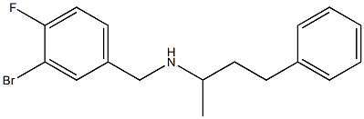 [(3-bromo-4-fluorophenyl)methyl](4-phenylbutan-2-yl)amine Struktur