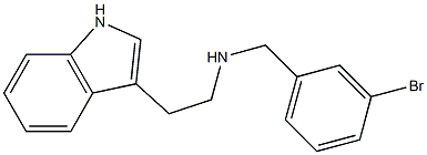 [(3-bromophenyl)methyl][2-(1H-indol-3-yl)ethyl]amine Struktur