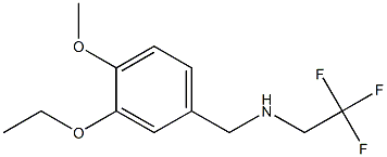 [(3-ethoxy-4-methoxyphenyl)methyl](2,2,2-trifluoroethyl)amine Struktur