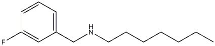 [(3-fluorophenyl)methyl](heptyl)amine Struktur