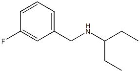 [(3-fluorophenyl)methyl](pentan-3-yl)amine Struktur