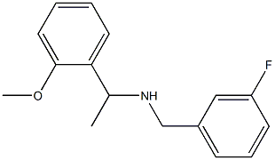 [(3-fluorophenyl)methyl][1-(2-methoxyphenyl)ethyl]amine Struktur