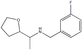 [(3-fluorophenyl)methyl][1-(oxolan-2-yl)ethyl]amine Struktur