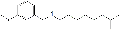 [(3-methoxyphenyl)methyl](7-methyloctyl)amine Struktur