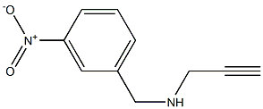 [(3-nitrophenyl)methyl](prop-2-yn-1-yl)amine Struktur