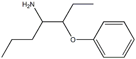 [(4-aminoheptan-3-yl)oxy]benzene Struktur