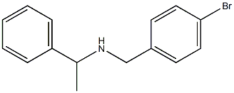 [(4-bromophenyl)methyl](1-phenylethyl)amine Struktur