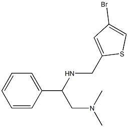 [(4-bromothiophen-2-yl)methyl][2-(dimethylamino)-1-phenylethyl]amine Struktur