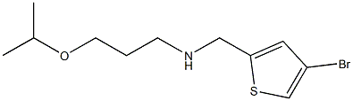 [(4-bromothiophen-2-yl)methyl][3-(propan-2-yloxy)propyl]amine Struktur