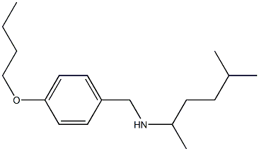 [(4-butoxyphenyl)methyl](5-methylhexan-2-yl)amine Struktur