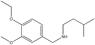 [(4-ethoxy-3-methoxyphenyl)methyl](3-methylbutyl)amine Struktur