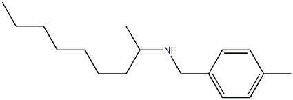 [(4-methylphenyl)methyl](nonan-2-yl)amine Struktur