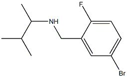 [(5-bromo-2-fluorophenyl)methyl](3-methylbutan-2-yl)amine Struktur