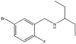 [(5-bromo-2-fluorophenyl)methyl](pentan-3-yl)amine Struktur