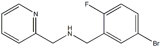 [(5-bromo-2-fluorophenyl)methyl](pyridin-2-ylmethyl)amine Struktur