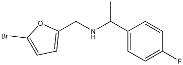 [(5-bromofuran-2-yl)methyl][1-(4-fluorophenyl)ethyl]amine Struktur