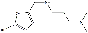 [(5-bromofuran-2-yl)methyl][3-(dimethylamino)propyl]amine Struktur