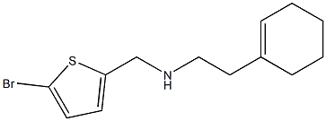 [(5-bromothiophen-2-yl)methyl][2-(cyclohex-1-en-1-yl)ethyl]amine Struktur