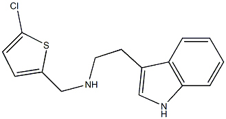 [(5-chlorothiophen-2-yl)methyl][2-(1H-indol-3-yl)ethyl]amine Struktur