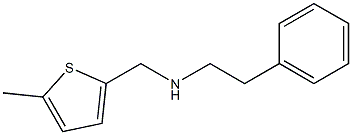 [(5-methylthiophen-2-yl)methyl](2-phenylethyl)amine Struktur