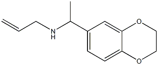 [1-(2,3-dihydro-1,4-benzodioxin-6-yl)ethyl](prop-2-en-1-yl)amine Struktur