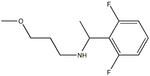 [1-(2,6-difluorophenyl)ethyl](3-methoxypropyl)amine Struktur