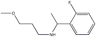 [1-(2-fluorophenyl)ethyl](3-methoxypropyl)amine Struktur