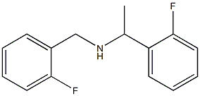 [1-(2-fluorophenyl)ethyl][(2-fluorophenyl)methyl]amine Struktur